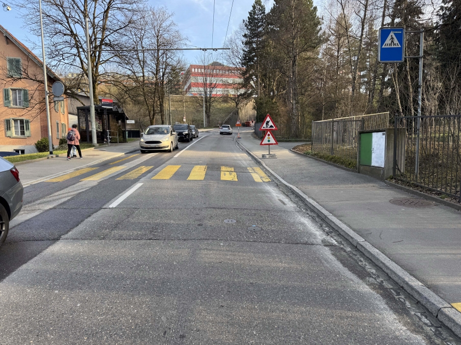 Unfallstelle Haggenstrasse